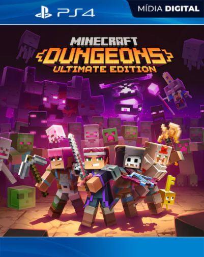 Minecraft Dungeons: Edição Ultimate PS4 Mídia Digital