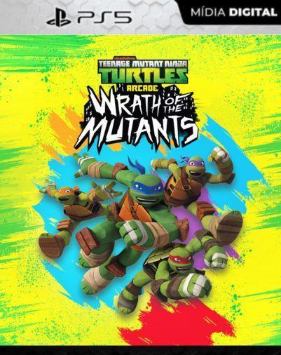 Teenage Mutant Ninja Turtles Arcade Wrath of the Mutants PS5 Mídia Digital