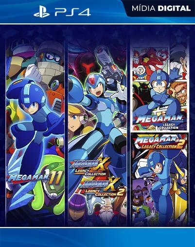 Mega Man 30th Anniversary Bundle PS4 Mídia Digital