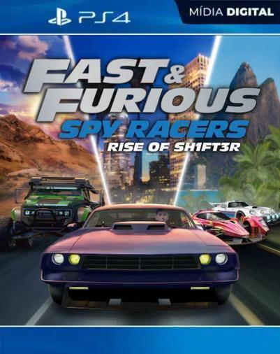 Fast & Furious Spy Racers Rise of Sh1ft3r PS4 Midia digital