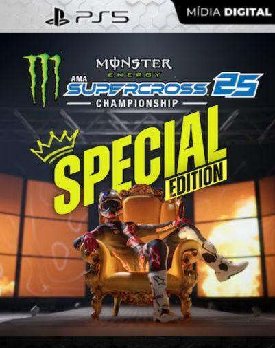 Monster Energy Supercross 25 – Special Edition PS5 Mídia Digital