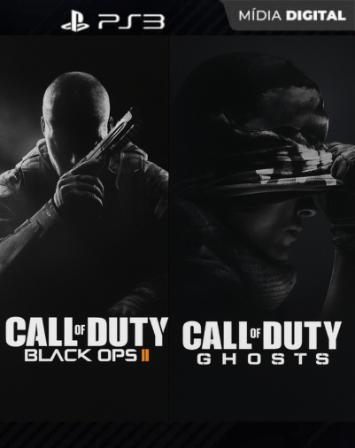 Call of Duty Black Ops II + Ghosts PS3 mídia digital