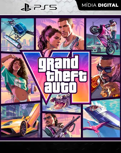 Grand Theft Auto VI PS5 mídia digital –  Gta 6 Pré Venda