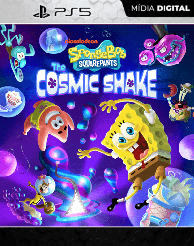 Bob Esponja: The Cosmic Shake PS5 Mídia Digital