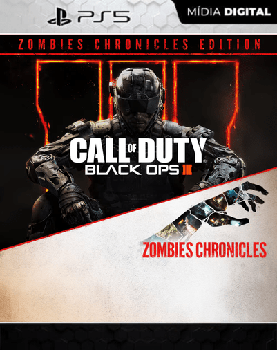 Call of Duty Black Ops 3 Edição Zombies Chronicles PS5 – Mídia Digital