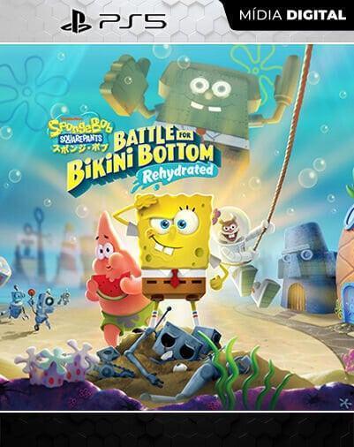Bob Esponja calça quadrada PS5 Mídia Digital