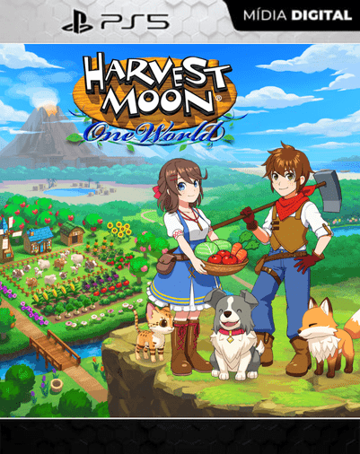 Harvest Moon One World PS5 Mídia Digital