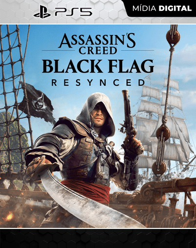 Assassin’s Creed Black Flag Resynced PS5 Mídia Digital