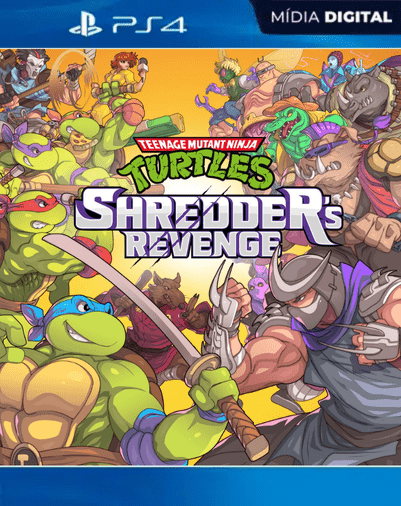 Teenage Mutant Ninja Turtles Shredder’s Revenge PS4 Mídia Digital