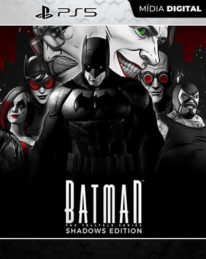 Batman the telltale series shadow edition PS5 Mídia Digital