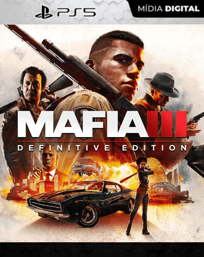 Mafia III Definitive Edition PS5 Mídia Digital