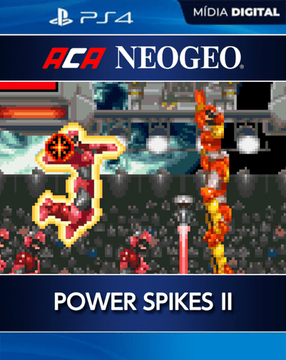 ACA NEOGEO POWER SPIKES II PS4 Mídia Digital