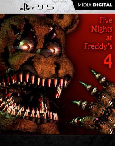 Five Nights at Freddy’s 4 PS5 Mídia Digital