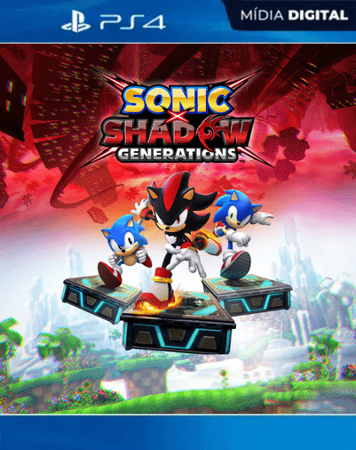 SONIC X SHADOW GENERATIONS Ps4 Mídia Digital