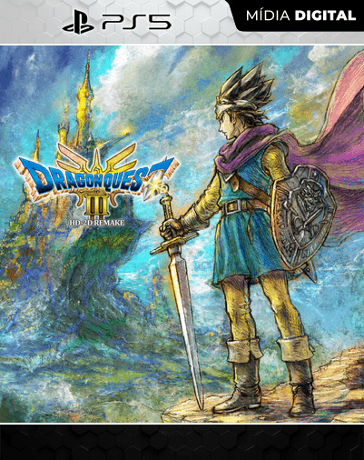 DRAGON QUEST III HD 2D Remake PS5 Mídia Digital