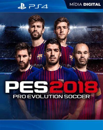 PES Pro Evolution Soccer 2018 PS4 Mídia Digital