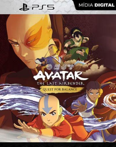 Avatar The Last Airbender: Quest for Balance PS5 Mídia Digital