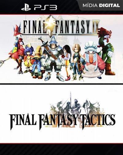 Final Fantasy 9 + Final Fantasy Tatics (PS1 Classic) Playstation 3 Mídia Digital