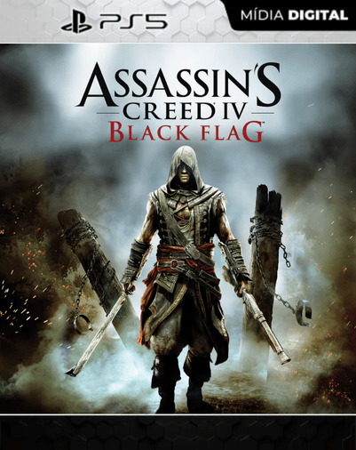 Assassins Creed 4 Black Flag para ps5 midia digital