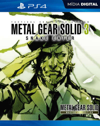 Metal Gear 3: Snake Eater Master Collection Version PS4 Midia Digital