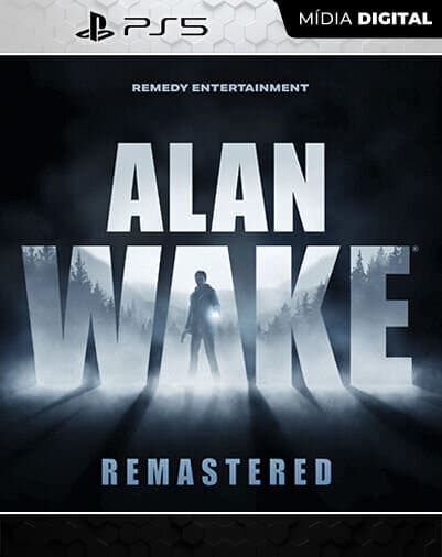 Alan Wake Remastered PS5 em mídia digital PSN