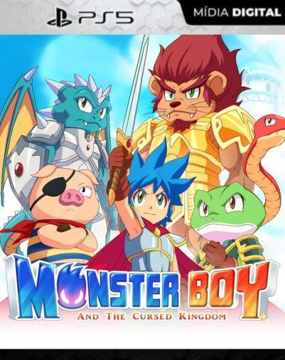 Monster Boy e o Reino Amaldiçoado PS5 Mídia Digital