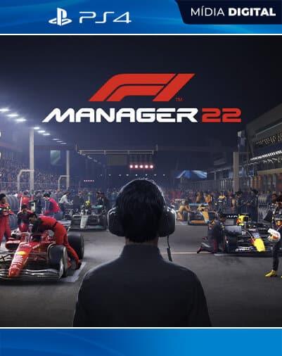 F1 Manager 2022 PS4 PSN Mídia Digital