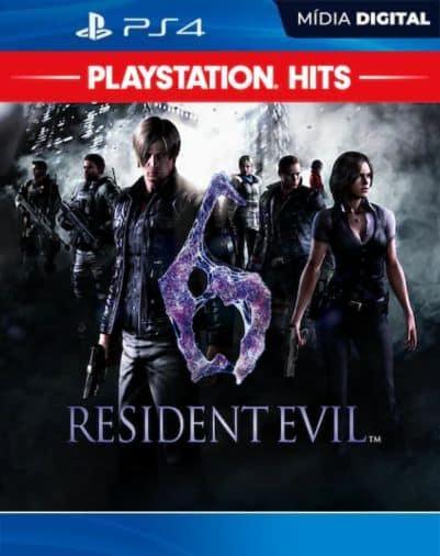RESIDENT EVIL 6 PS4 Mídia Digital