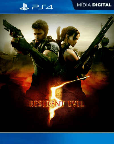 RESIDENT EVIL 5 PS4 PSN Mídia Digital