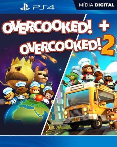 Overcooked! + Overcooked! 2 PS4 Mídia Digital