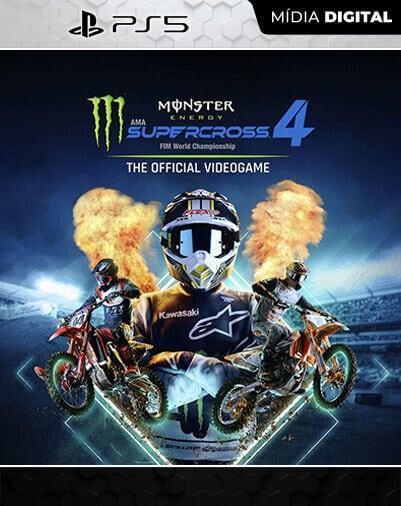 Monster Energy Supercross – The Official Videogame 4 PS5 Mídia Digital