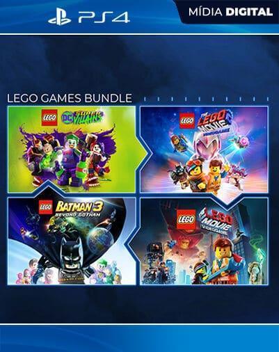 Conjunto de Jogos LEGO PS4 Mídia Digital