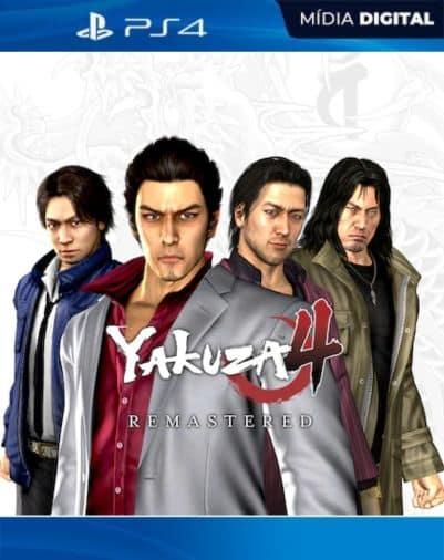 Yakuza 4 Remastered PS4 Mídia Digital