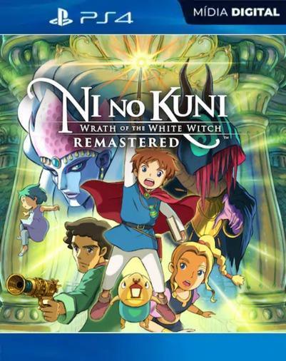 Ni no Kuni Wrath of the White Witch Remastered Ps4 Mídia Digital