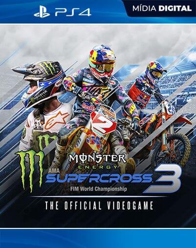 Monster Energy Supercross – The Official Videogame 3 PS4 Mídia Digital