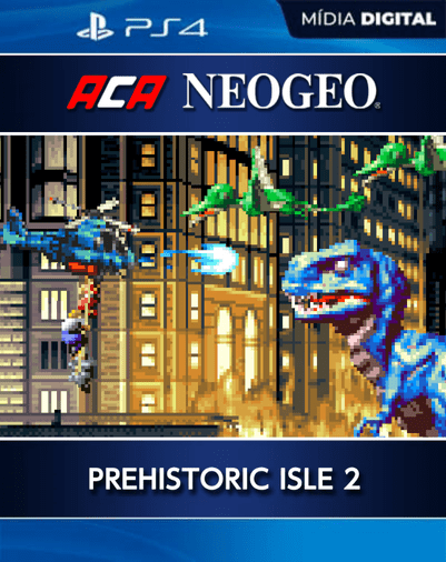 ACA NEOGEO PREHISTORIC ISLE 2 PS4 Mídia Digital