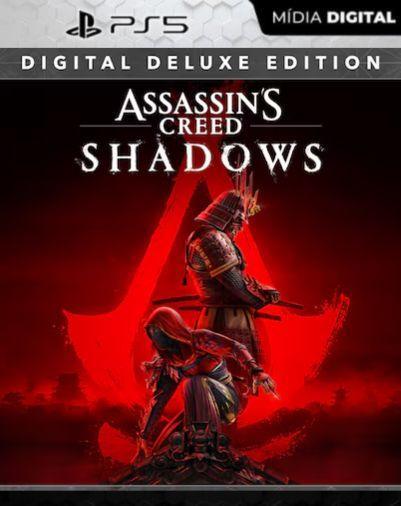 Assassin’s Creed Shadows – Edição Deluxe Digital PS5 Mídia Digital