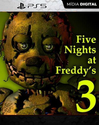 Five Nights at Freddy’s 3 PS5 Mídia Digital