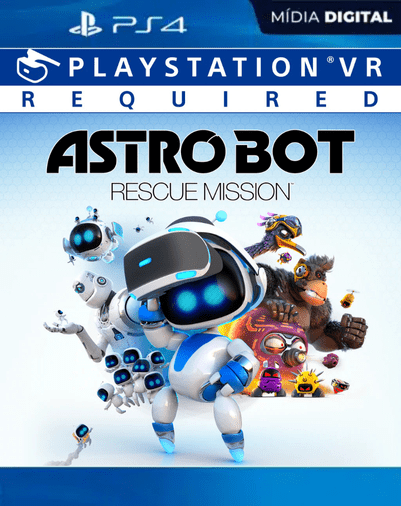 ASTRO BOT Rescue Mission PlayStation VR ps4 Mídia Digital