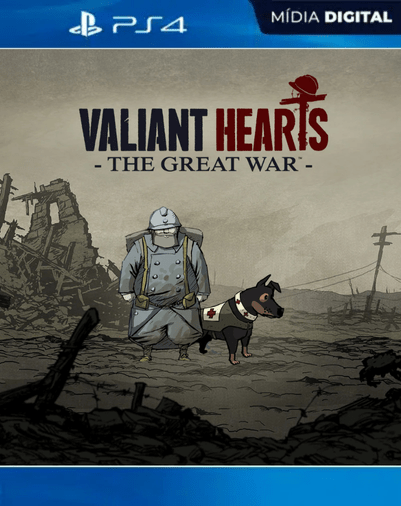 Valiant Hearts: The Great War PS4 Mídia Digital